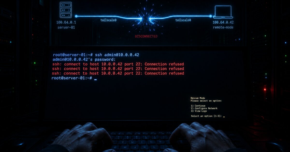 The Great Server Lockout of 2025 — blog post cover